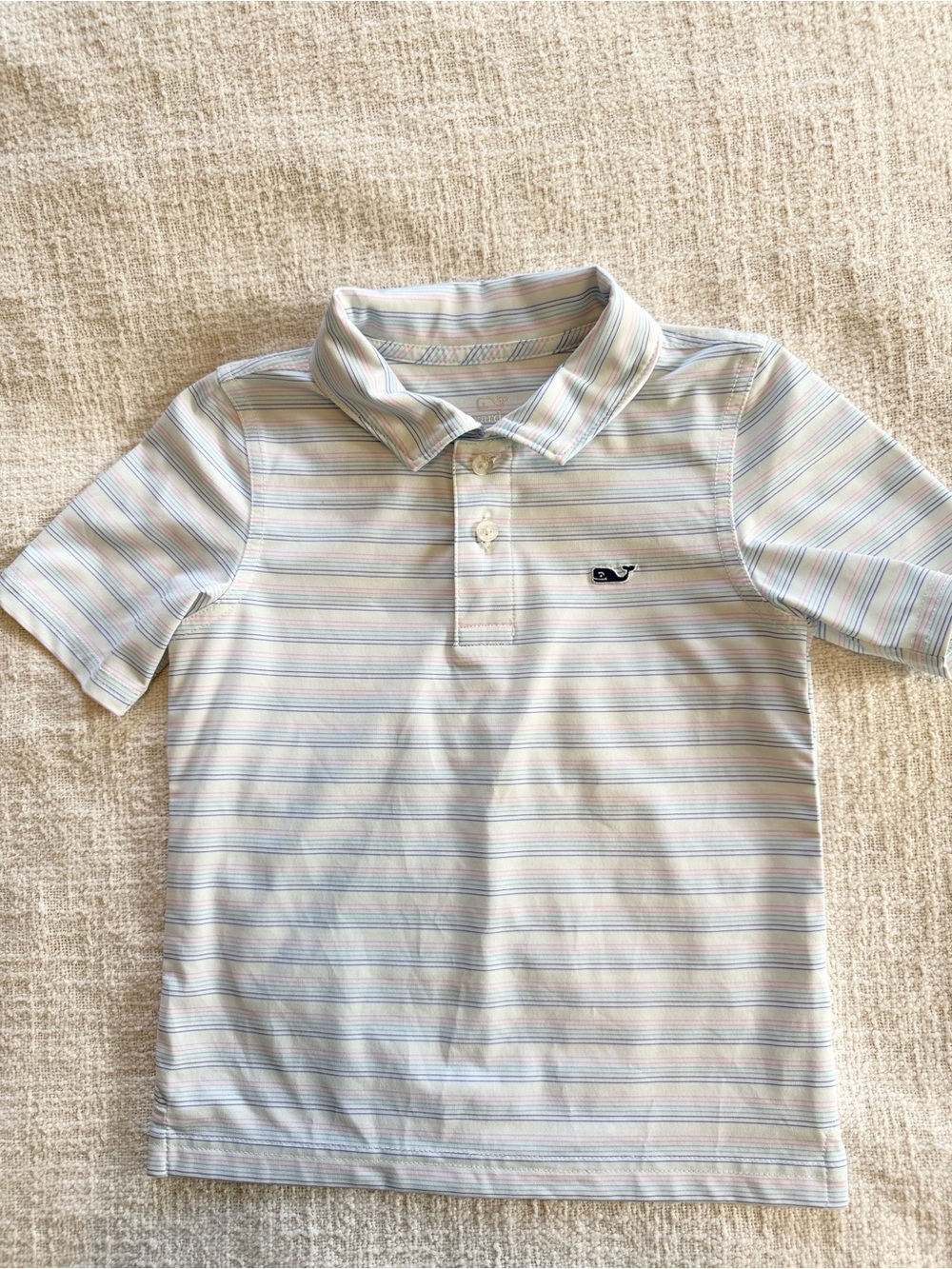 Vineyard Vines 3T Performance Rainbow Stripe Polo